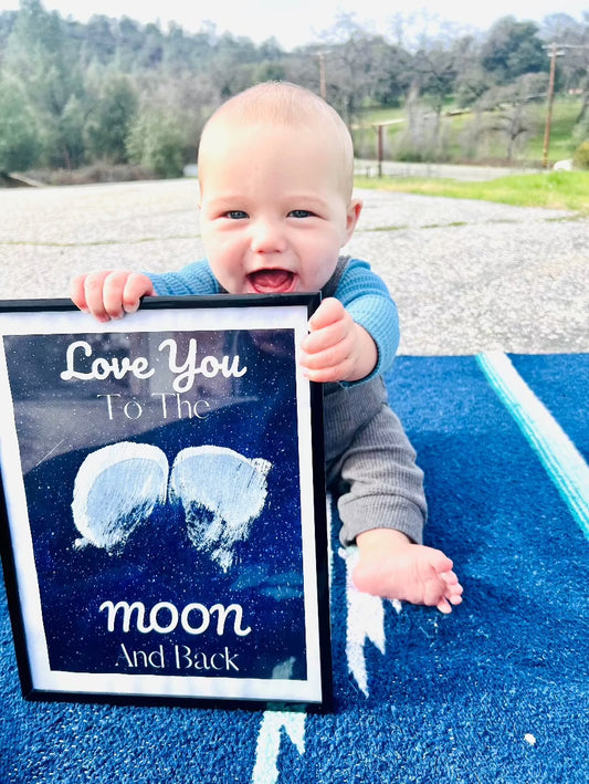 Love You To The Moon and Back Print