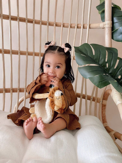 Buddy the Lion Lovey with Teether