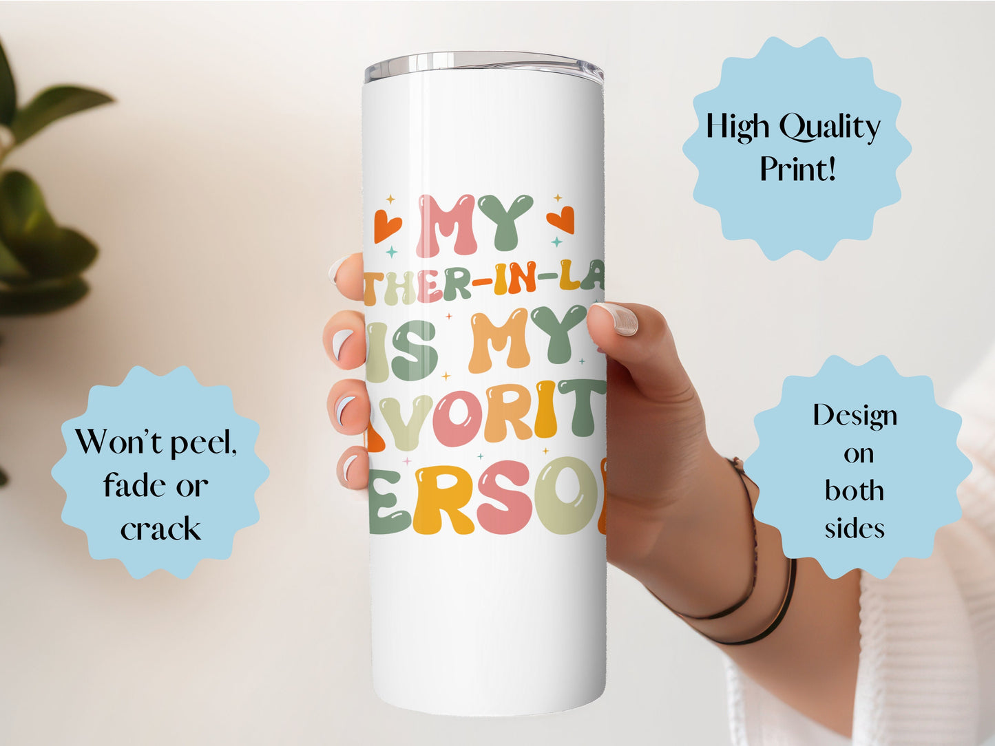 Personalized Mother-In-Law Tumbler