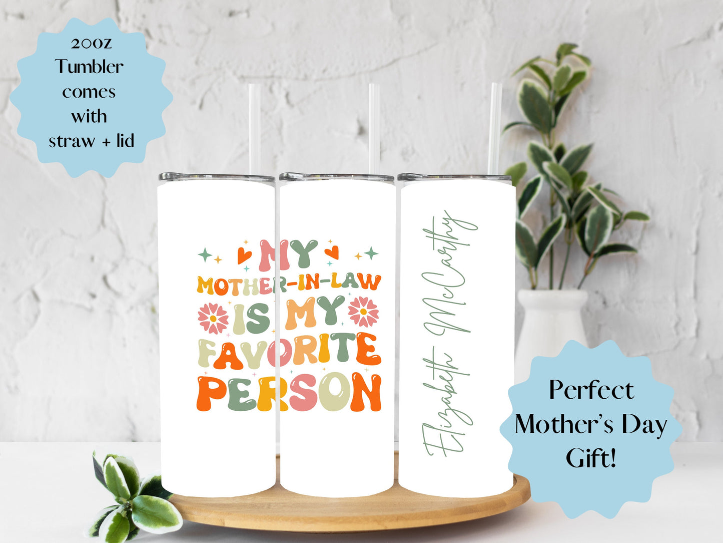 Personalized Mother-In-Law Tumbler