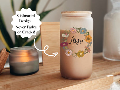 Personalized Iced Coffee Cup