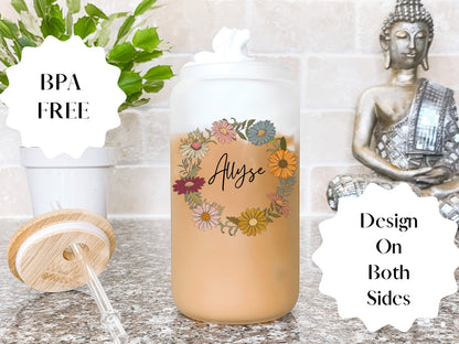 Personalized Iced Coffee Cup