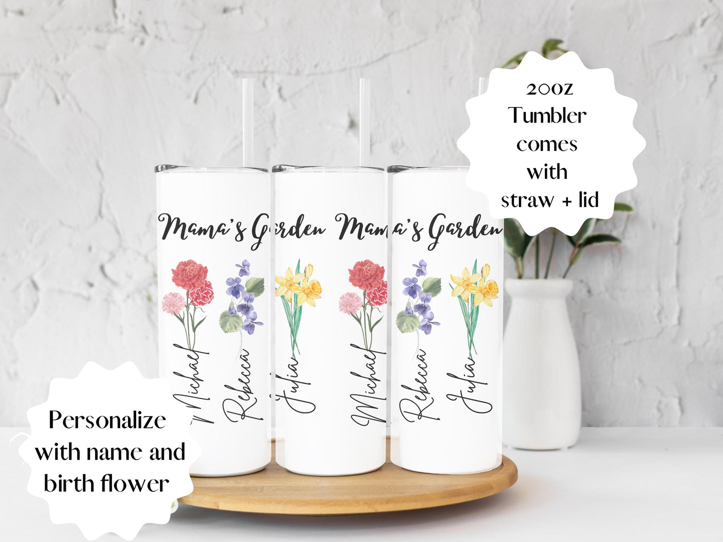 Personalized Mother's Day Tumbler