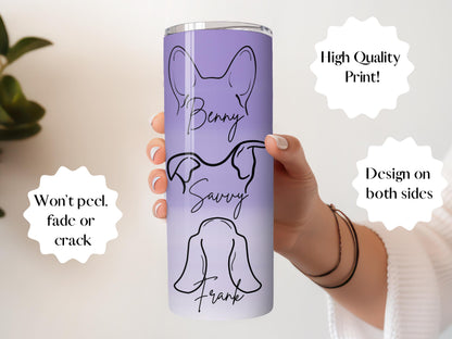 Personalized Dog Mom Tumbler